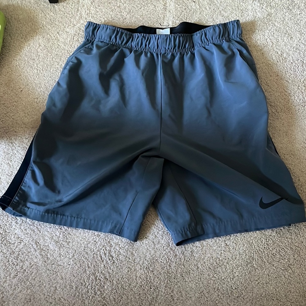 Blue Nike shorts 7in seam
